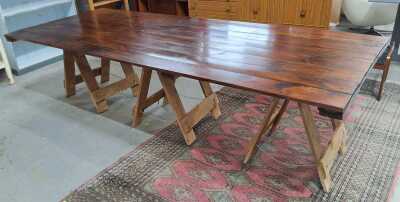 LARGE TRESTLE TABLE
