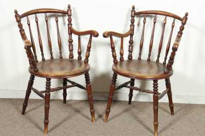 PAIR OF ARMCHAIRS