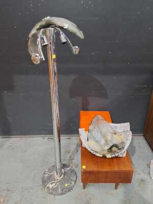 ART GLASS STANDARD LAMP