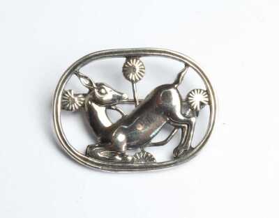 SILVER BROOCH