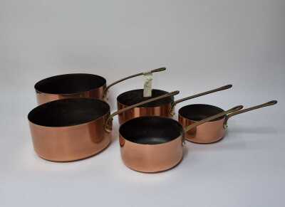 COPPER SAUCEPANS
