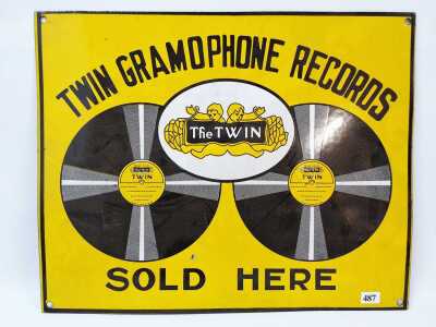 ENAMEL SIGN