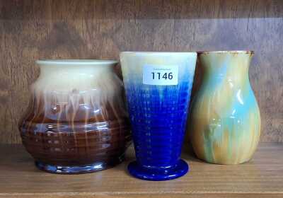DRIP GLAZED POTTERY