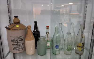 BOTTLES AND JARS