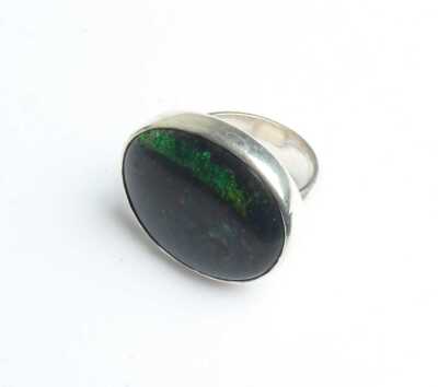 SILVER OPAL RING