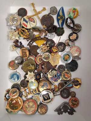 BUTTONS, BADGES AND PINS