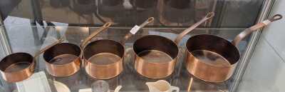 COPPER SAUCEPANS