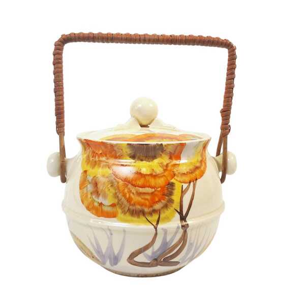 CLARICE CLIFF BISCUIT BARREL