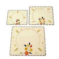 "THE BIARRITZ" ROYAL STAFFORDSHIRE PLATES