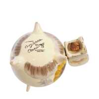 CLARICE CLIFF SUGAR BOWL & PEPPER SHAKER - 3