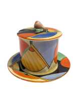 SUGAR POT AND DISH