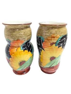 CROWN DEVON VASES