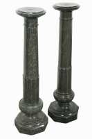 PAIR OF MARBLE PEDESTALS