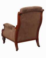 GRANDFATHER CHAIR & STOOL - 3