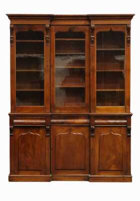 BREAKFRONT BOOKCASE