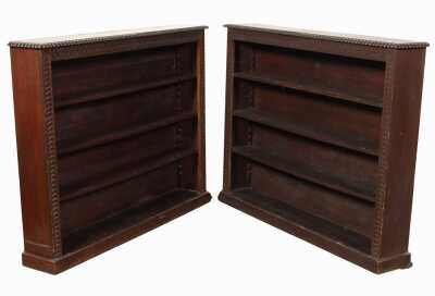 PAIR OF BOOKSHELVES