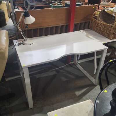 DESK AND LAMP