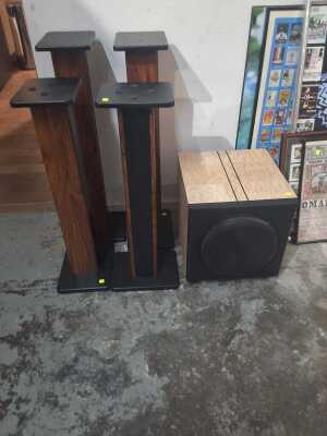 SUB BOX AND STANDS