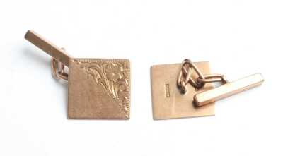 GOLD CUFFLINKS