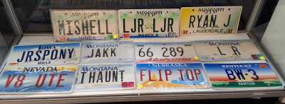 NUMBER PLATES