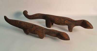ABORIGINAL ART LIZARDS