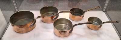 COPPER SAUCEPANS