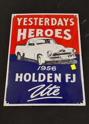 VINTAGE STYLE ENAMEL SIGN