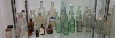 VINTAGE GLASS BOTTLES