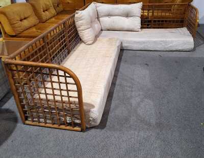 MODULAR CANE CORNER LOUNGE