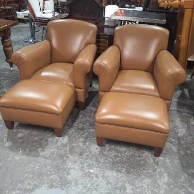 ARMCHAIRS AND FOOTRESTS