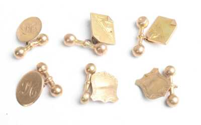 GOLD CUFFLINKS