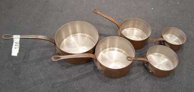 COPPER SAUCEPANS