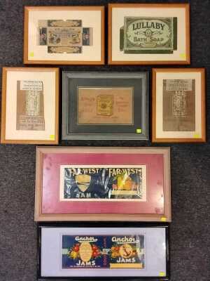 FRAMED VINTAGE PACKAGING