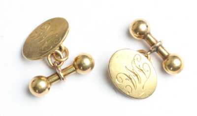 GOLD CUFFLINKS