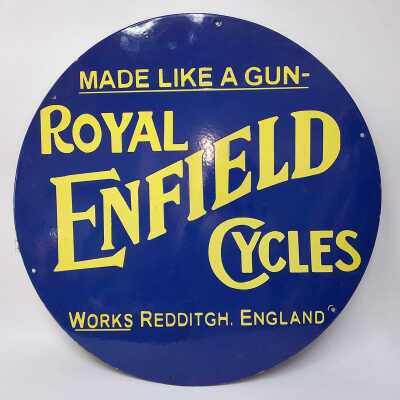 ENAMEL SIGN