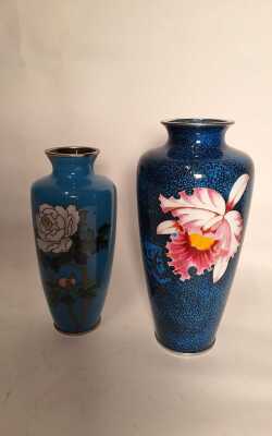 CLOISONNE VASES