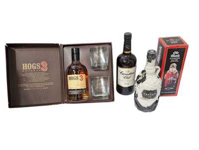 RUM, BOURBON AND WHISKEY