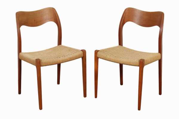 PAIR OF MODEL 71 DINING CHAIRS