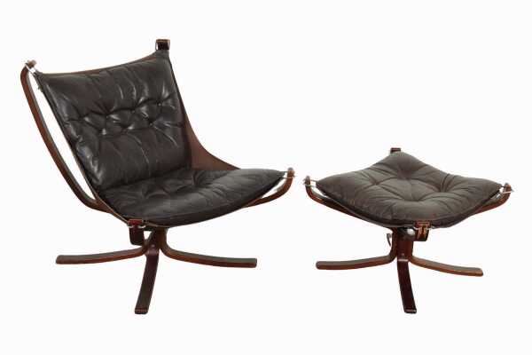 FALCON CHAIR & FOOTSTOOL