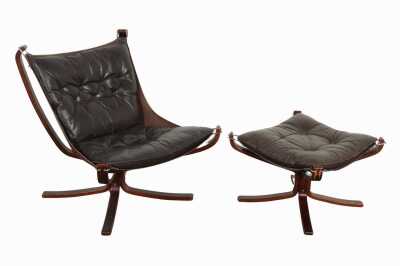 FALCON CHAIR & FOOTSTOOL