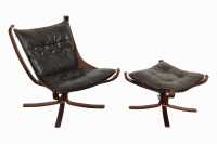 FALCON CHAIR & FOOTSTOOL