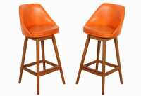 SET OF NOBLETT BAR STOOLS - 2