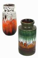 TWO POTTERY VASES - 2