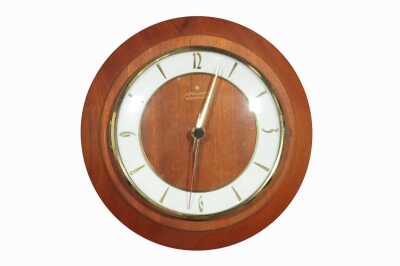 TEAK WALL CLOCK