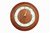 TEAK WALL CLOCK