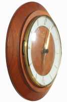 TEAK WALL CLOCK - 2