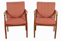 PAIR OF FLER CARVER CHAIRS - 2