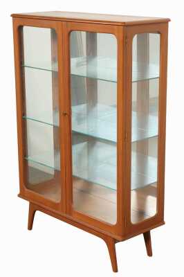 TEAK DISPLAY CABINET