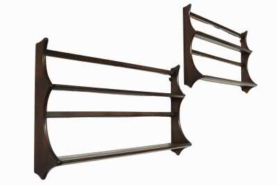 PAIR OF ERCOL WINDSOR PLATE RACKS