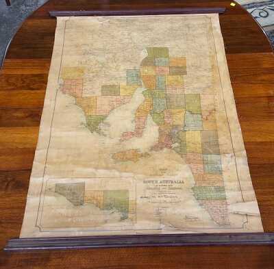 WALL MAP OF SOUTH AUSTRALIA